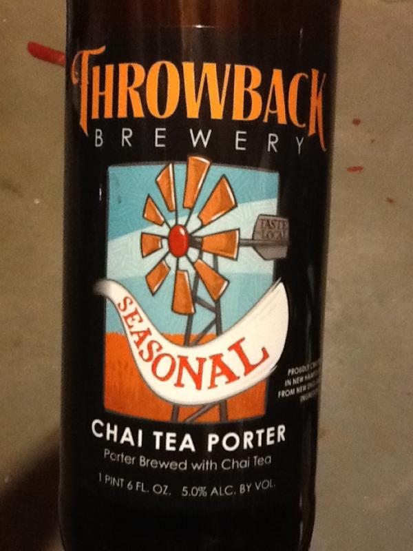 White Heron Chai Porter