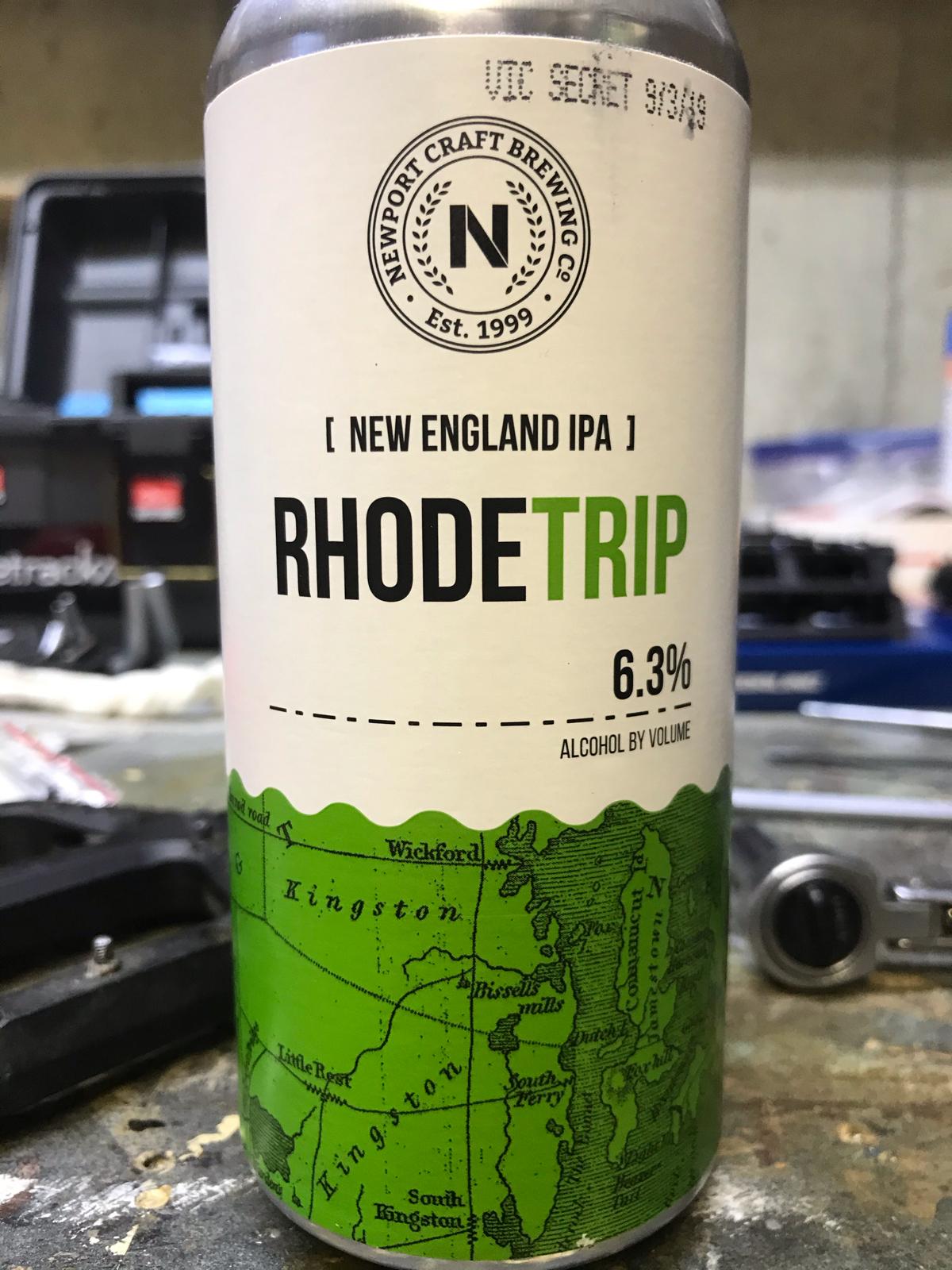 RhodeTrip New England IPA - Vic Secret Hops