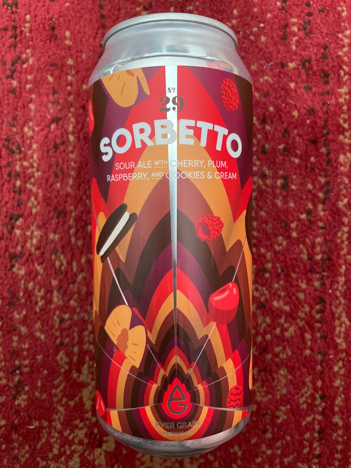 Sorbetto Series #29 - Cherry, Plum, Raspberry, Cookies And Cream  