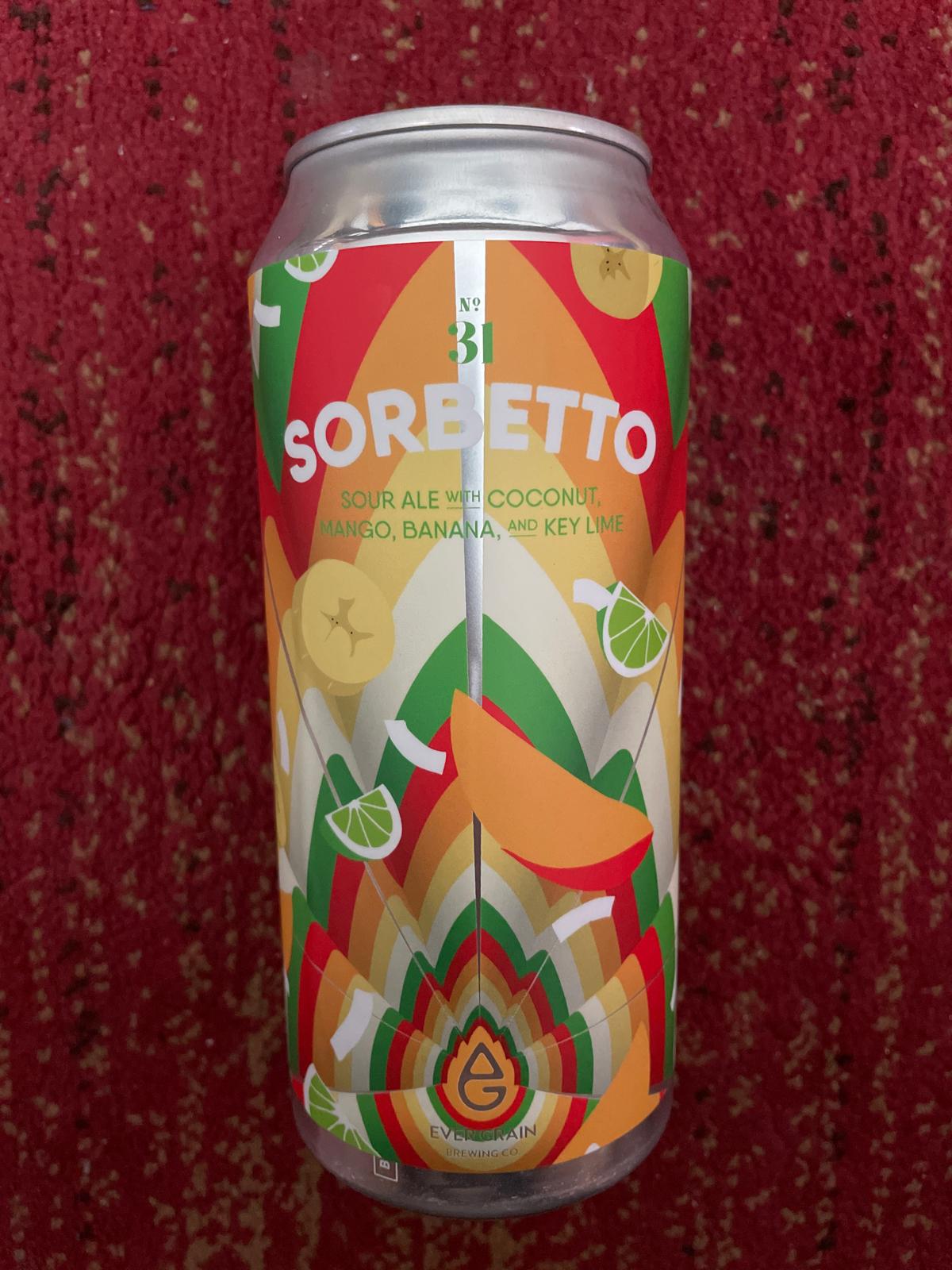 Sorbetto Series #31 - Mango, Banana, Coconut And Key Lime 