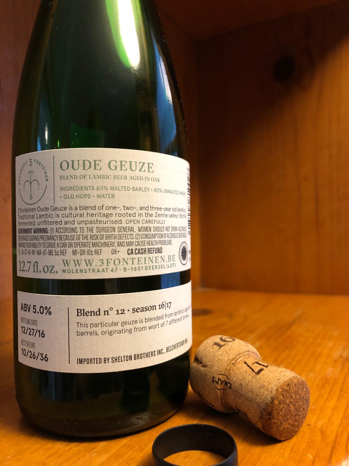 Oude Geuze (27 Dec 2016)