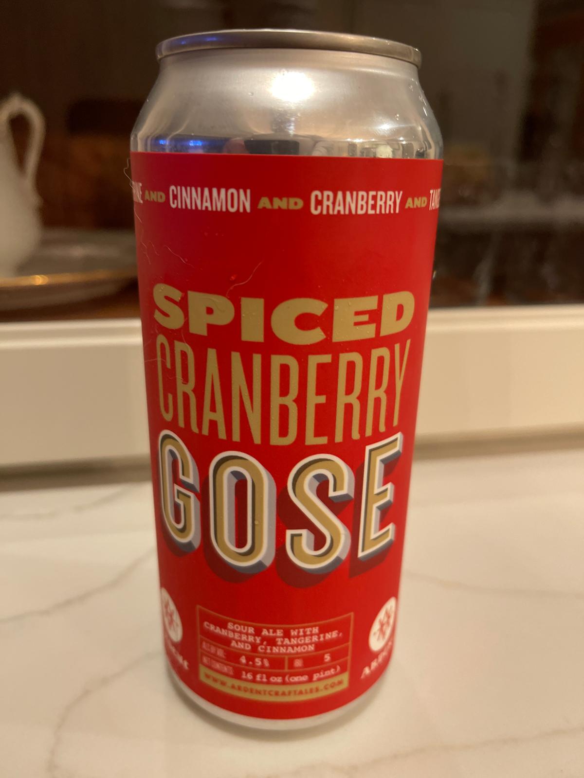 Spiced Cranberry Gose