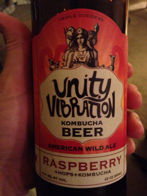 Triple-Goddess Raspberry Kombucha Beer