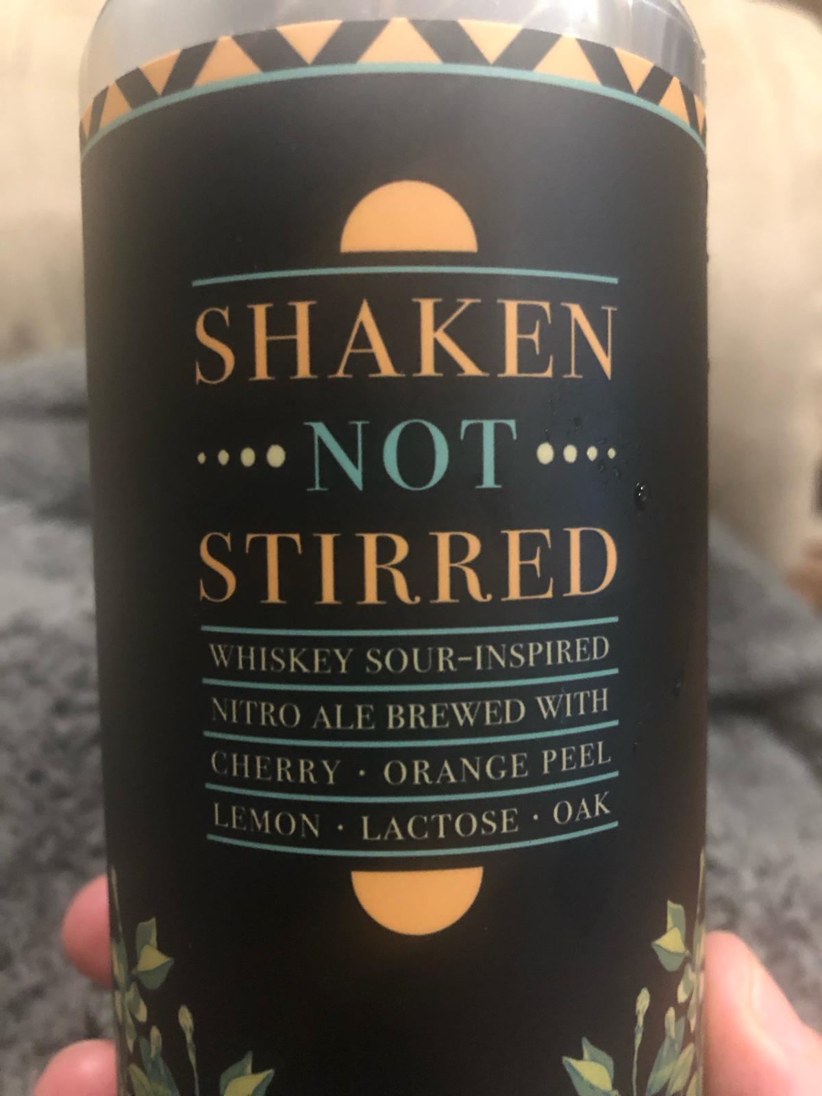 Shaken Not Stirred