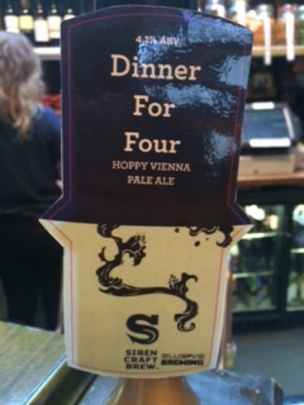 Dinner For Four (Collaboration with Elusive Brewing)