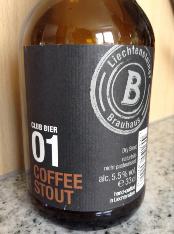 Club Bier 01 - Coffee Stout