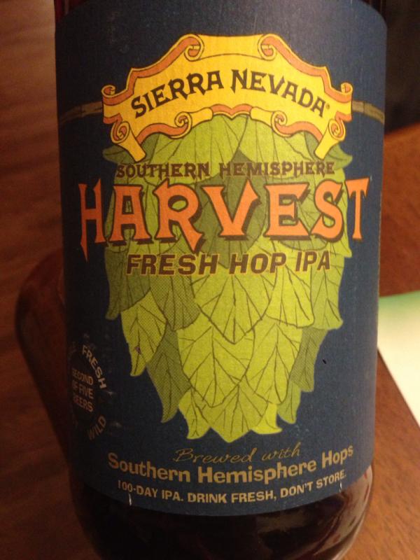 Harvest Fresh Hop IPA - Southern Hemisphere Hops