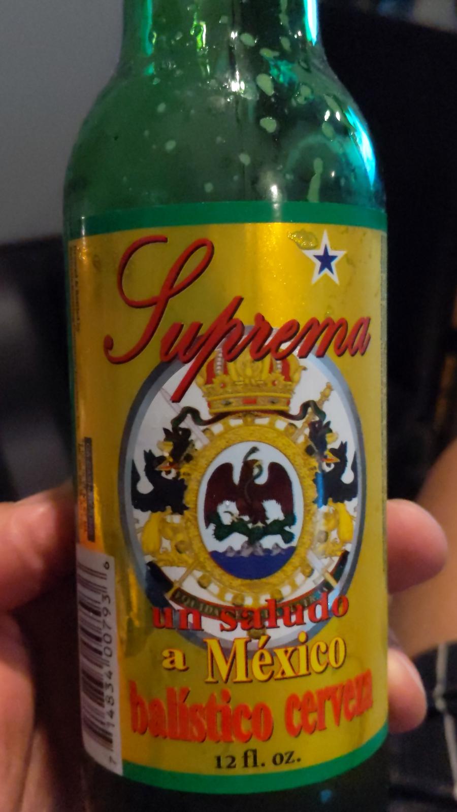 Ballistic Brewing Suprema Un Saludo A México Balìstico Cerveza