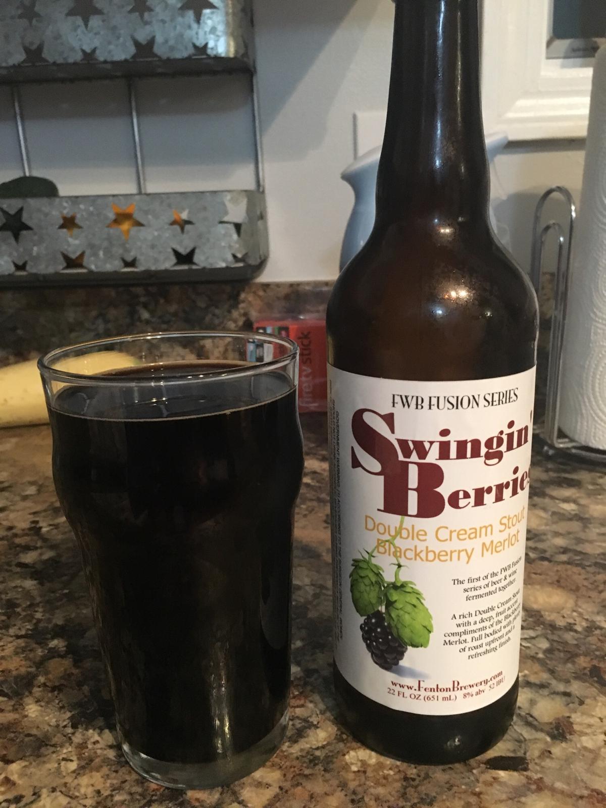 Swingin Berries Blackberry Merlot Double Cream Stout