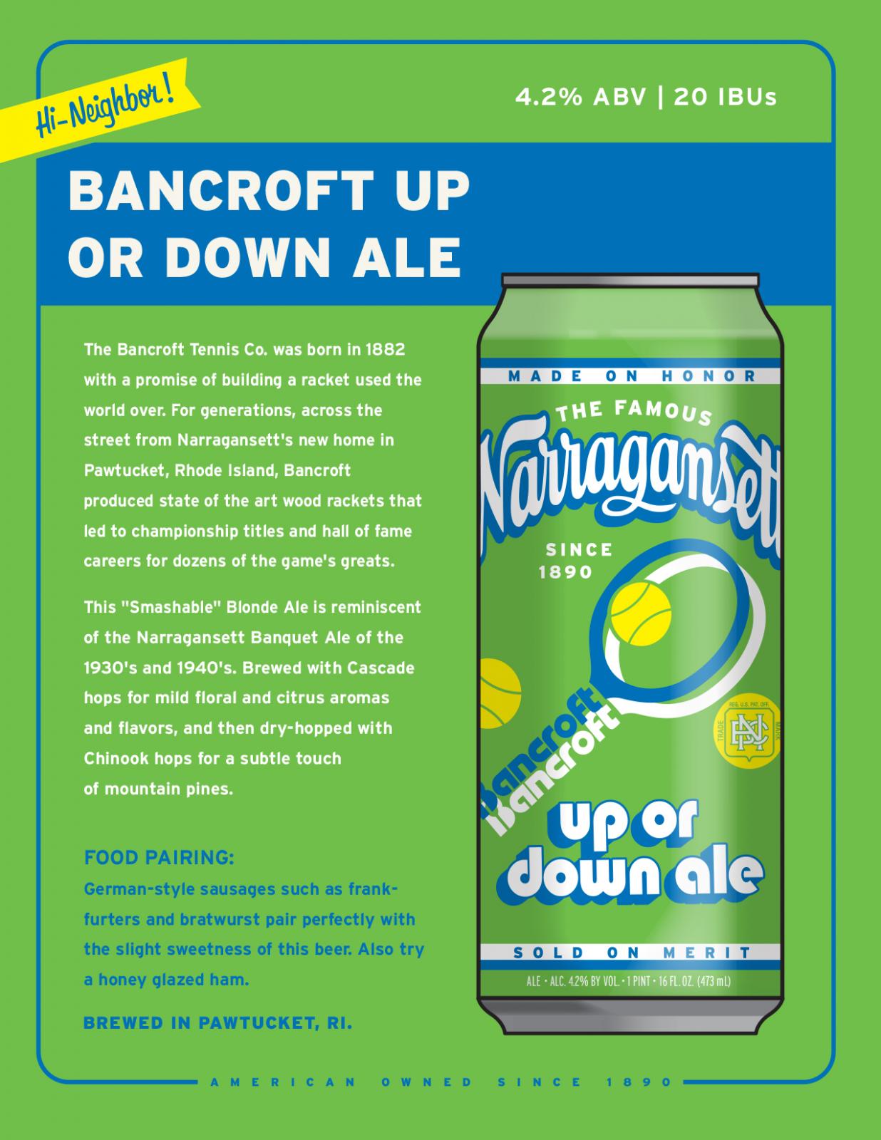Bancroft Up or Sown Ale