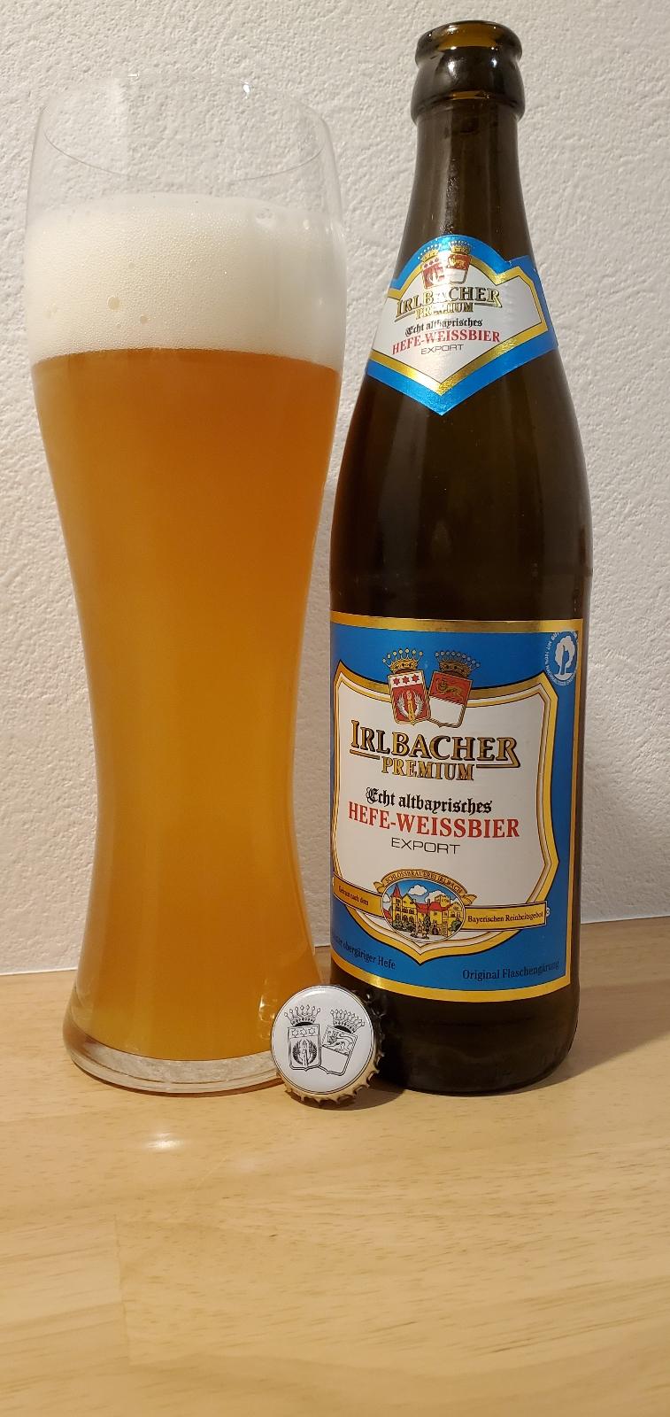 Irlbacher Premium Echt Altbayerisches Hefe-Weissbier Export