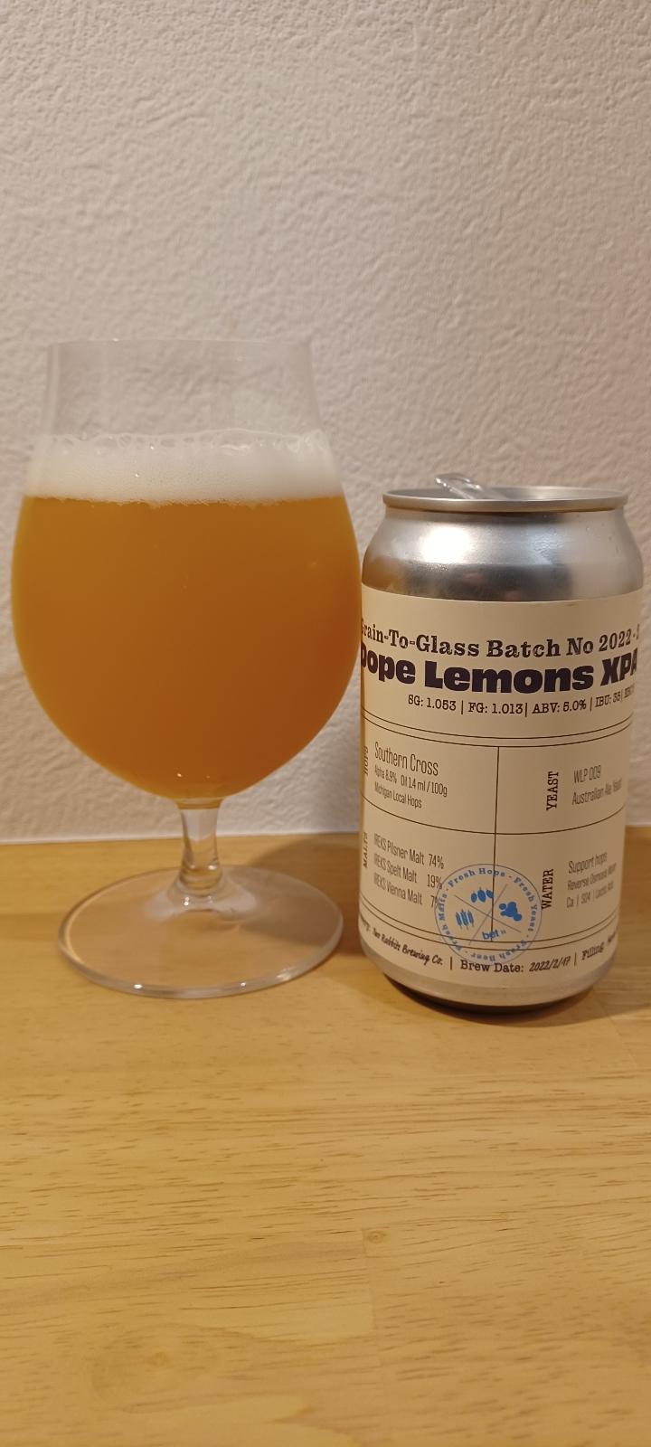 Dope Lemons XPA (2022-2)