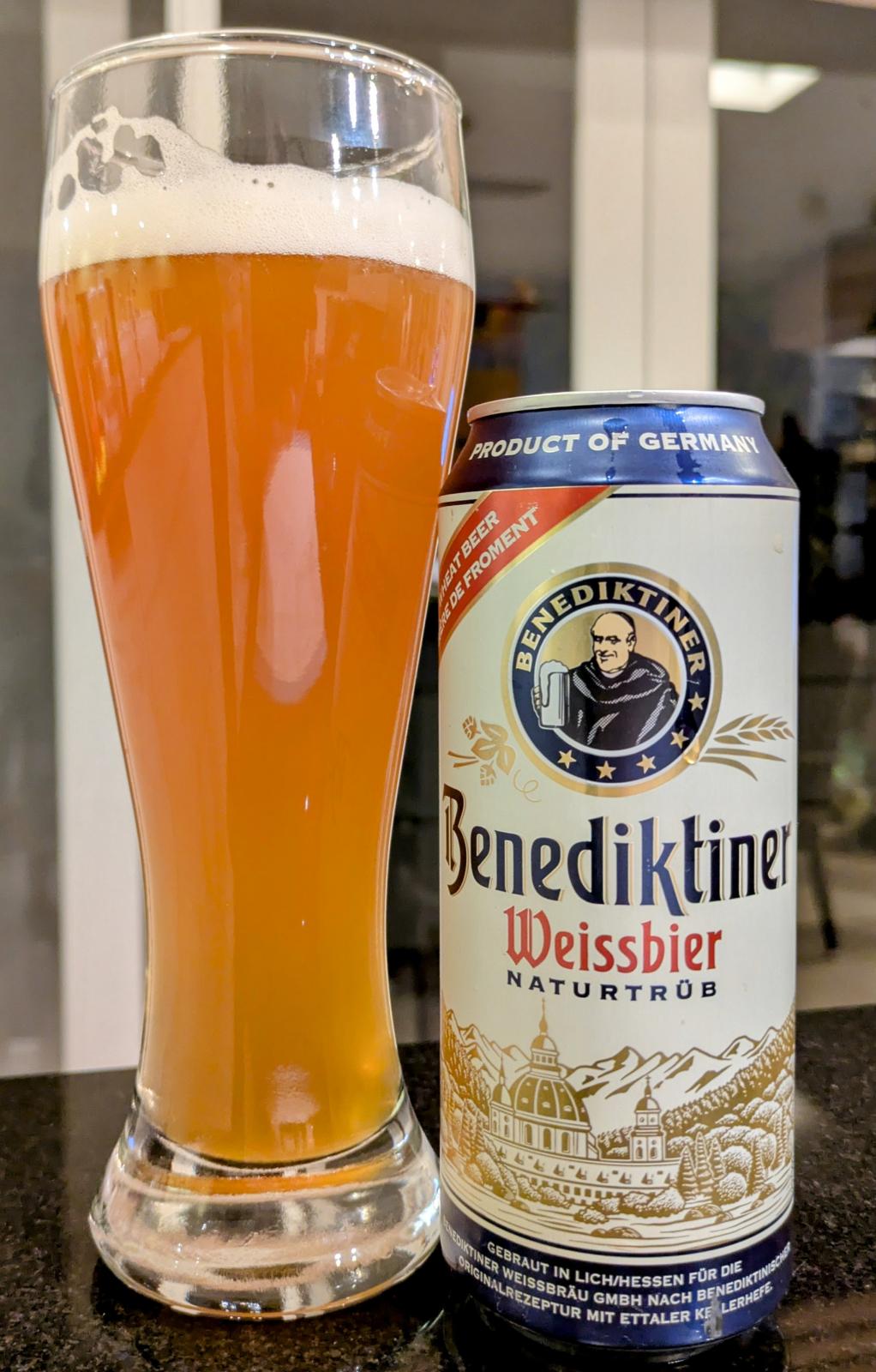 Benediktiner Weissbier Naturtrüb