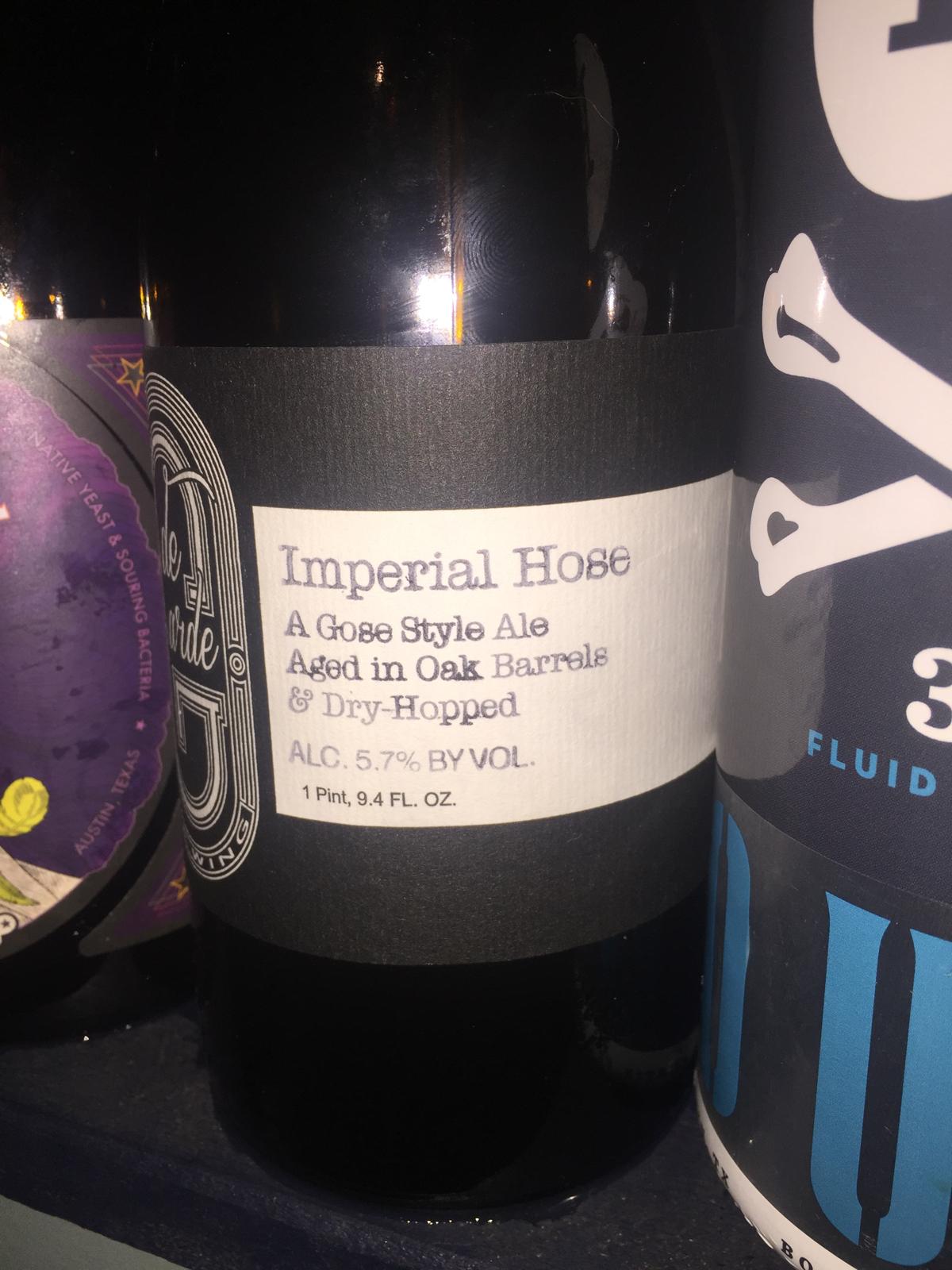 Imperial Hose Dry-Hopped Gose Oak Barrel Aged 