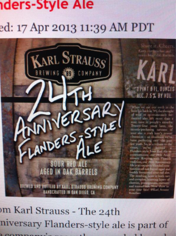 24th Anniversary Flanders-Style Ale