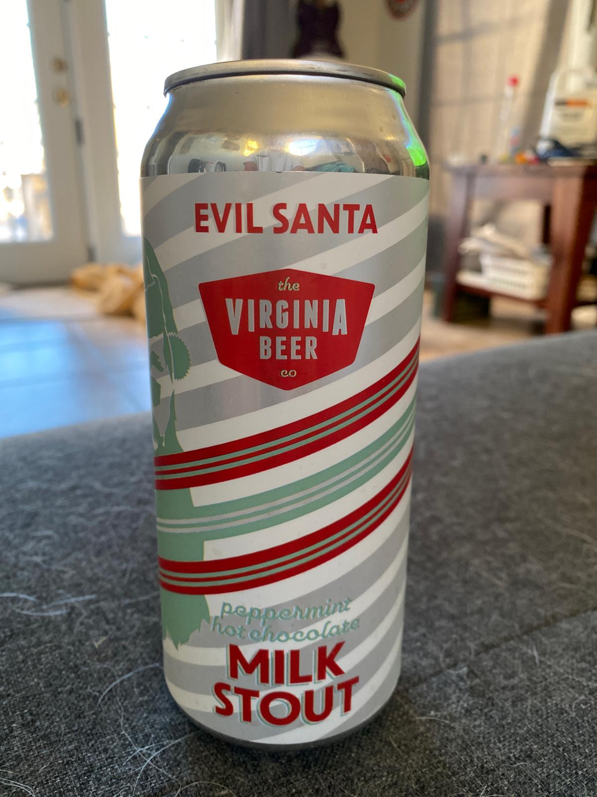 Evil Santa Peppermint Hot Chocolate