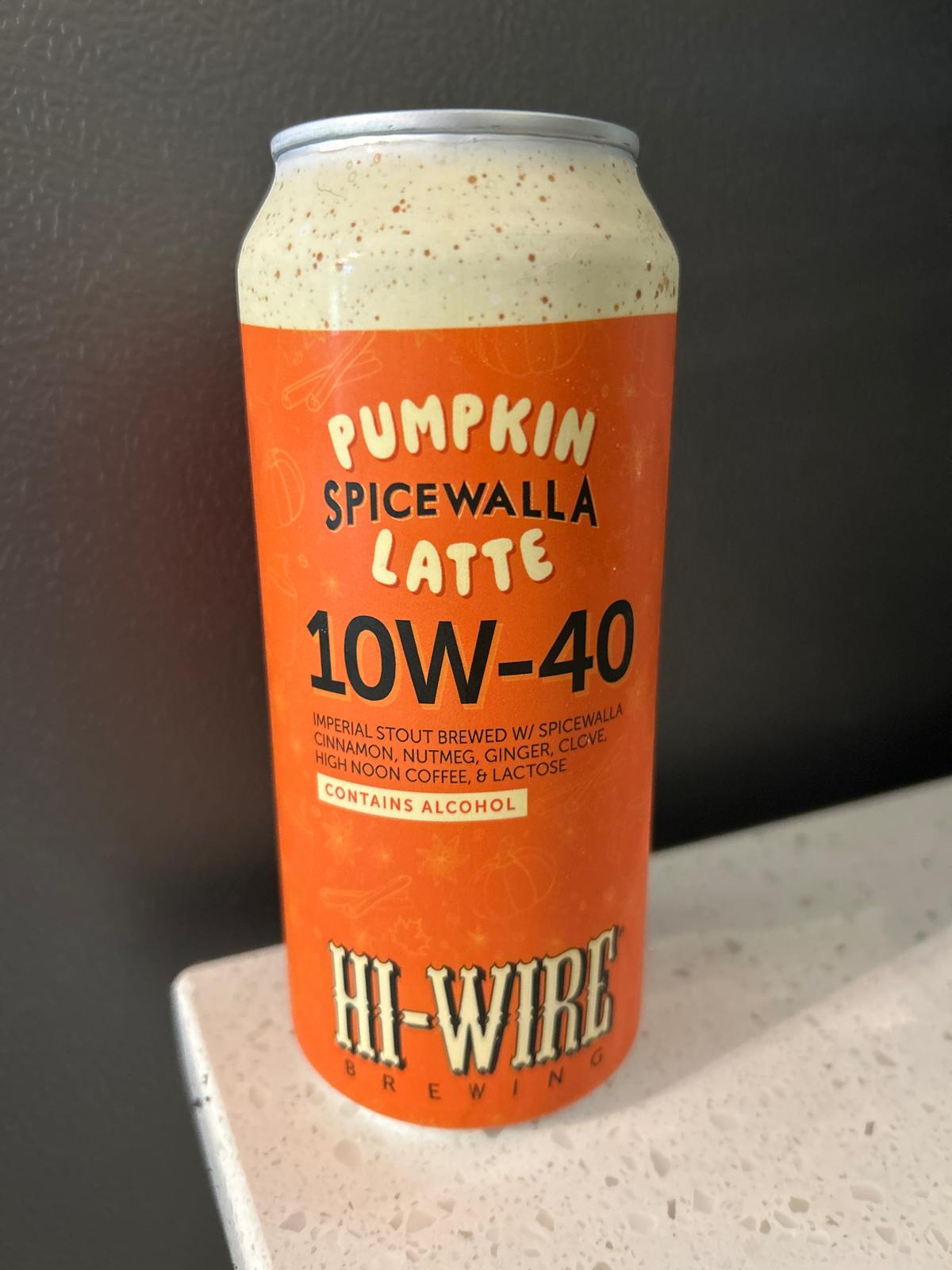 10W-40 Pumpkin Spicewalla Latte