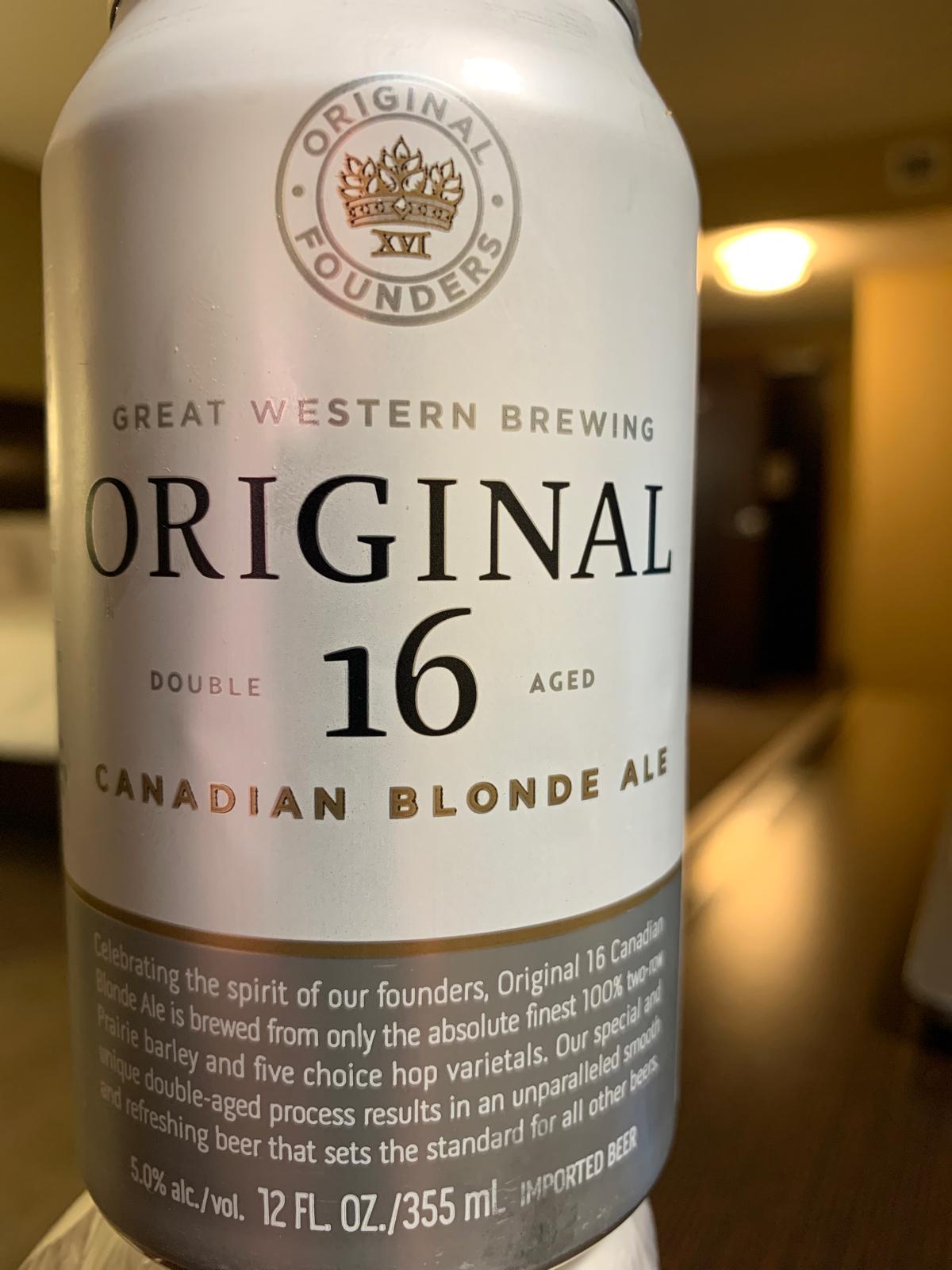 Original 16 Canadian Blond Ale