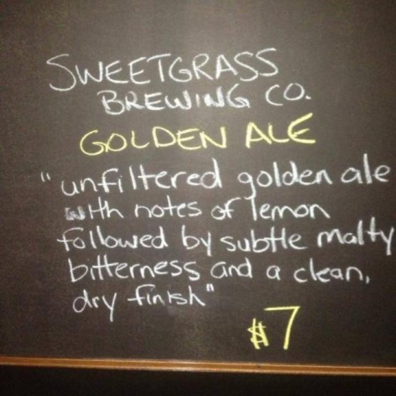 Sweetgrass Golden Ale