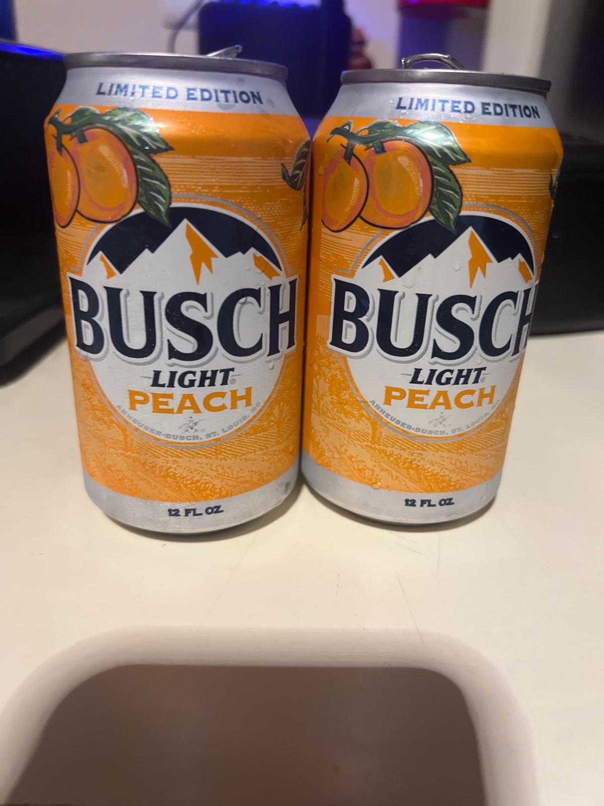 Busch Light Peach