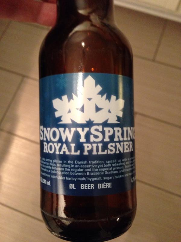 Snowy Spring Royal Lager (Collaboration with Kissmeyer)