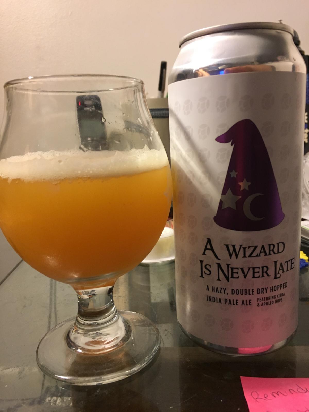 A Wizard Is Never Late