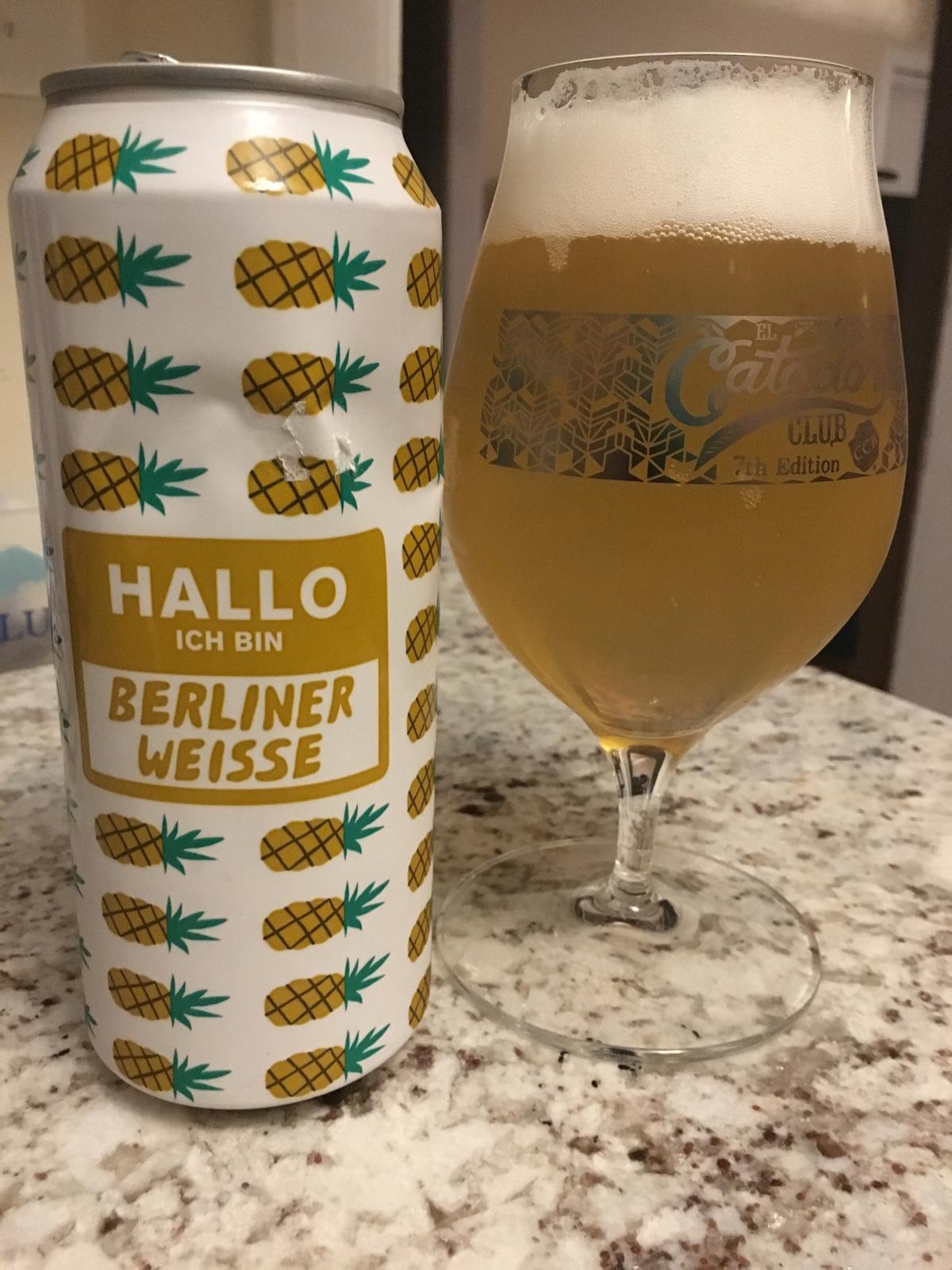 Hallo Ich Bin Berliner Weisse - Pineapple