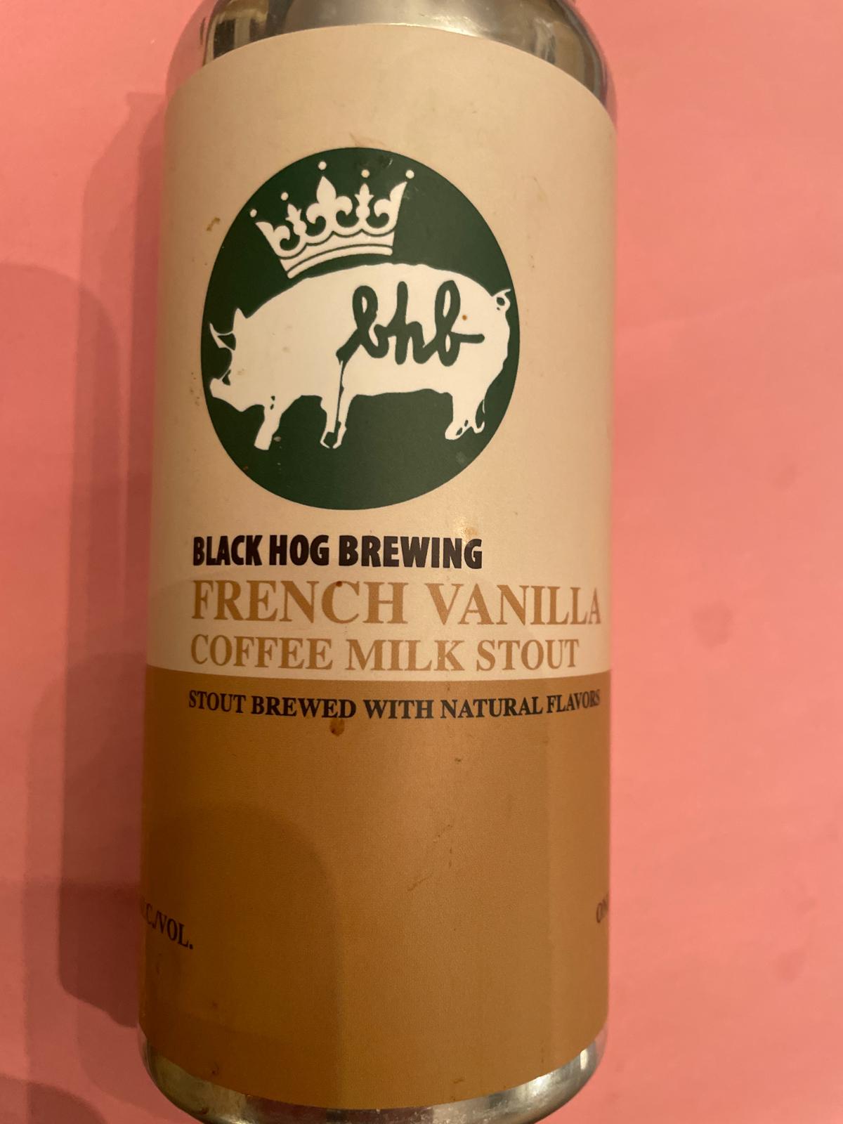 French Vanilla Coffee Milk Stout