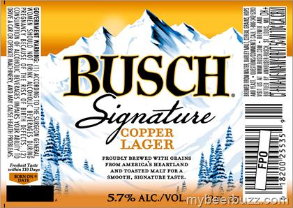 Busch Signature Copper Lager