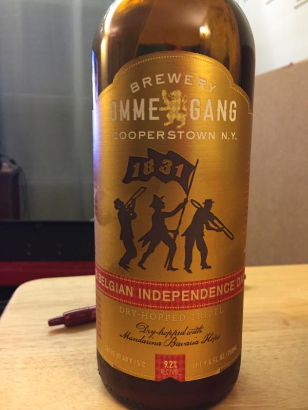 Belgian Independence Day Dry-Hopped Tripel (2015)