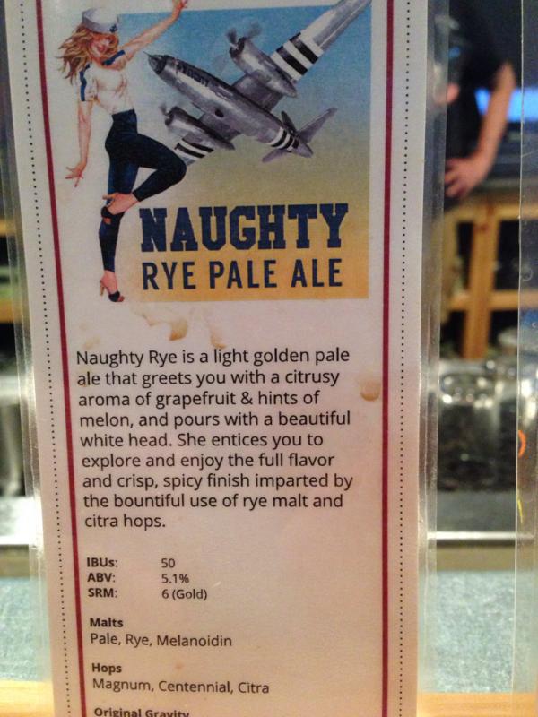 Naughty Rye Pale Ale