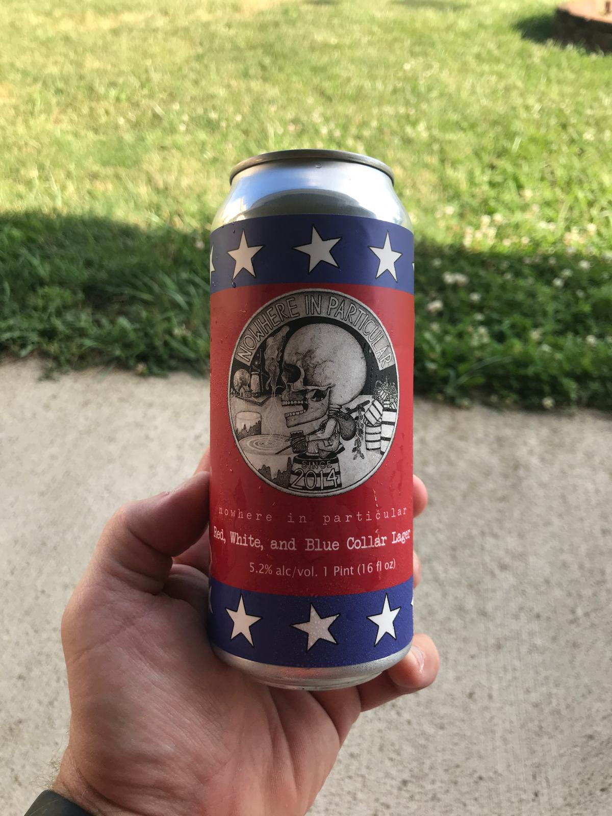 Red, White, and Blue Collar Lager