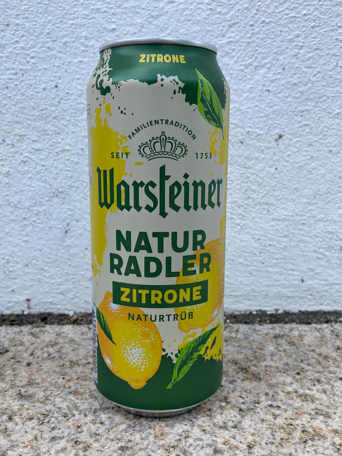 Warsteiner Natur Radler Zitrone